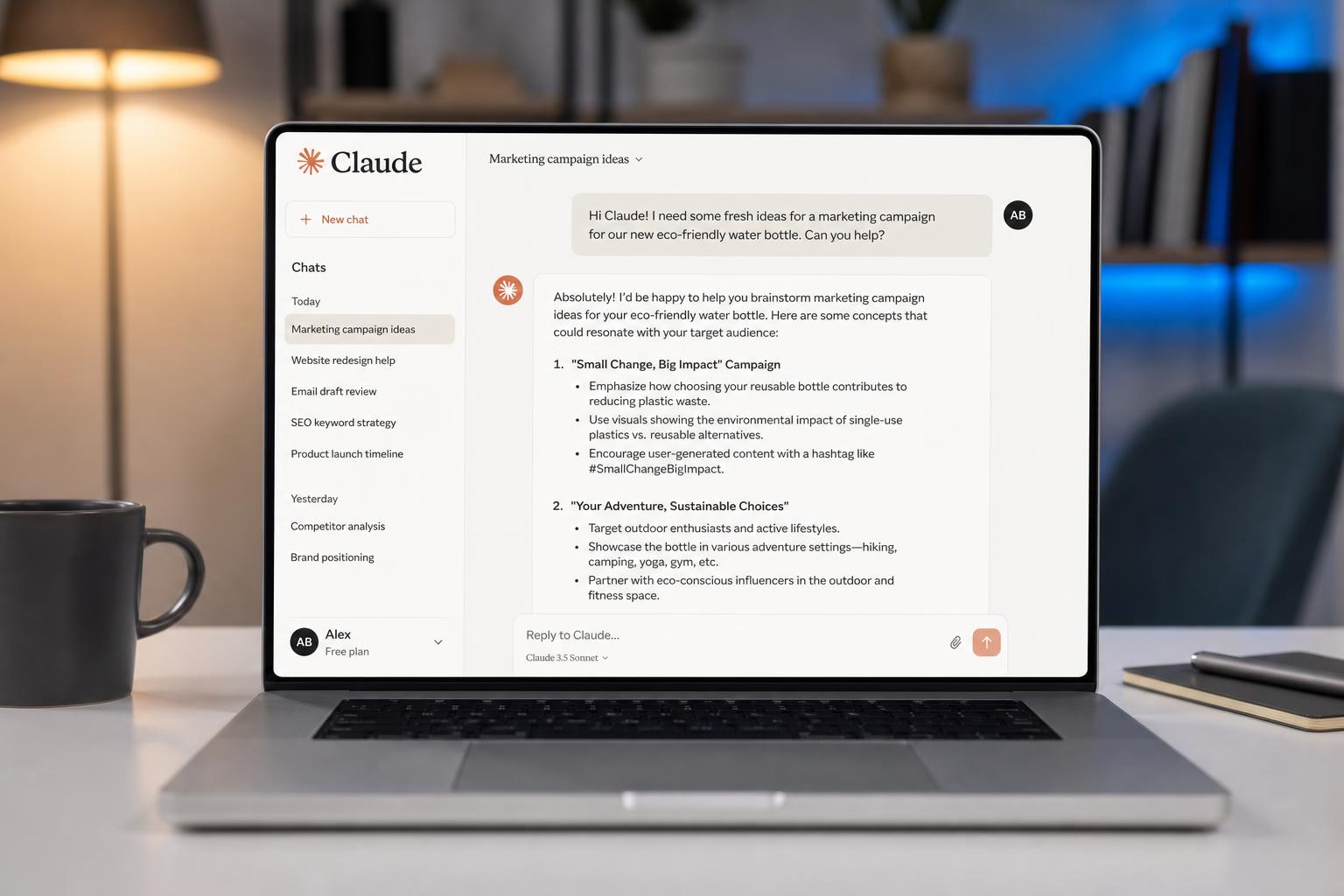 Antelope AI Solutions consultant helping a business team use Claude on their laptop